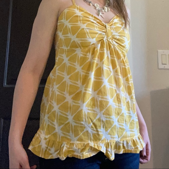 🌟🌻H&M Yellow Baby-doll Top 🌟 - Picture 4 of 12